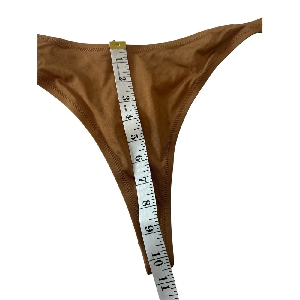 Skims Recycled Swim Mid Coverage Bottom 3X Bronze‎ Beach Vacation Resort New